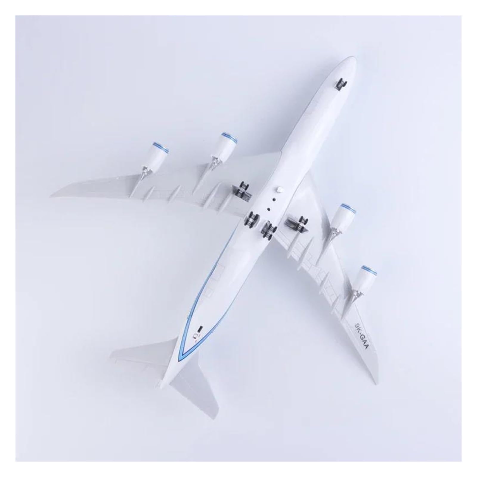 Odlewane zabawki samolotowe w skali 1/150 do samolotu 747 B747 stan kuwejtu Model odlewany żywiczny model samolotu wyświetlacz statyczny model samolotu wyświetlacz do zbierania i wyświetlania (bez