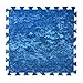 INTACTO Puzzle Protector Suelo Piscina, 9 Piezas de 500x500x5 mm. de Grosor (Azul Batik)