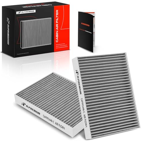 A-Premium 2-PC Cabin Air Filter with Activated Carbon Compatible with BMW 530i, 530i xDrive, X5, X6, X7, 530e, 540i, 540i xDrive, 740i, 750i, 750Li xDrive, 840i, Alpina B7, M5, M550i xDrive, M8