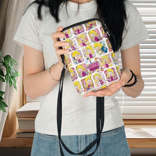 WZMPA Cartoon Fans Crossbody Bag TV Show Fans Gift Cartoon Moods Shoulder Bag Cartoon Characters Merchandise3