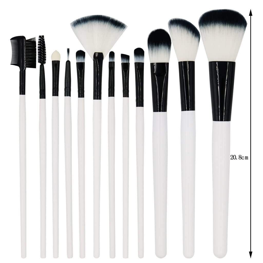 12 Teile/Satz Make-Up Pinsel Set Make-Up-Tools Foundation Puder Lidschatten Eyeliner Lip Rouge Make-Up Pinsel Set Schönheit mit Tasche