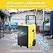 DAHTEC Bautrockner Luftentfeuchter Keller 30 L/Tag - Fläche 90 m²/230 m³ - 24Hr Timer Innenbereich Trocknungsgerät mit 7 L Großwasserbehälte für Große Räume