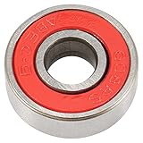 Epdpekc 50 Piezas ABEC-9608 Cojinete de Rueda de PatíN de Ruedas en LíNea Rojo Sellado 8X22X7Mm Cojinete de Rueda de Eje MonopatíN Antioxidante