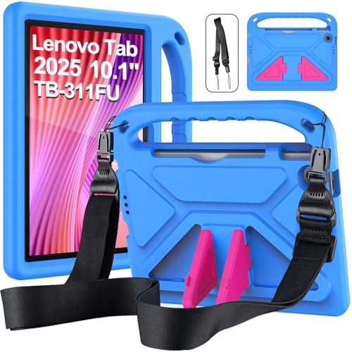 Hülle Kinder für Lenovo Tab Tablet 2025 10.1 Zoll (TB311FU), Blau