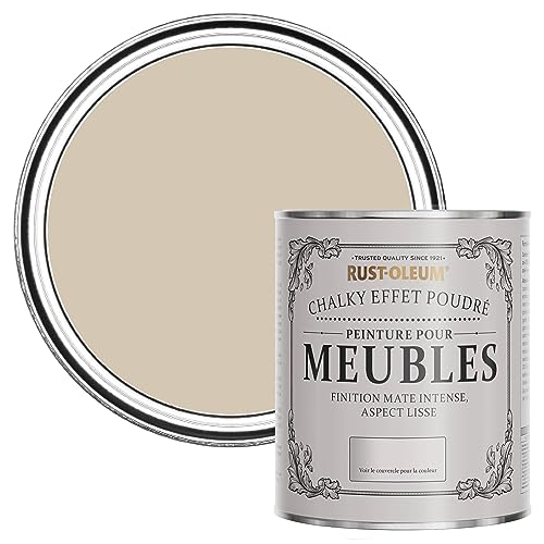 Rust-Oleum Peinture Beige pour Meubles Chalky, Mat Effet Poudré - Caramel 750ml