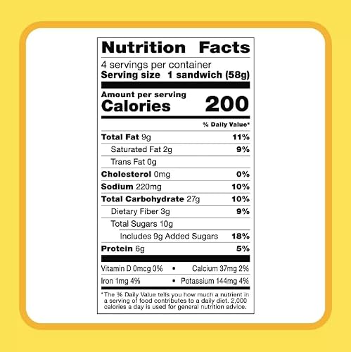 Uncrustables Sandwich, Peanut Butter & Honey Spread, 15 count - Pack of 7 (total 105 pieces)