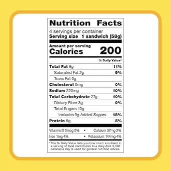 Uncrustables Sandwich, Peanut Butter & Honey Spread, 15 count - Pack of 7 (total 105 pieces)