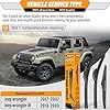AUTOBOO 15"+15" Windshield Wipers with 13 Inch Rear Wiper Blade Replacement for Jeep wrangler JK 2008-2018,Jeep wrangler 2007-2017-Original Factory Quality (Pack of 3) #1