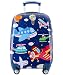 GURHODVO Kids Carry On Luggage for Boys Children Rolling Suitcase with 4 Spinner Wheels Hardshell Case for Toddler to Travel (airplane)