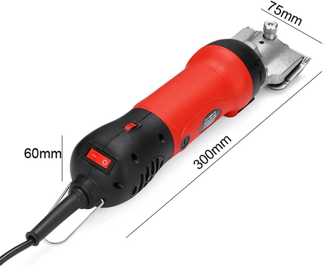 Cordless Shearing Machine 690W Electric Sheep Shearing Clipper Scissors Shears Cutter Goat Horse Clipper Machine 13 Teeth Blade 6 Gears Speed (UK Plug)