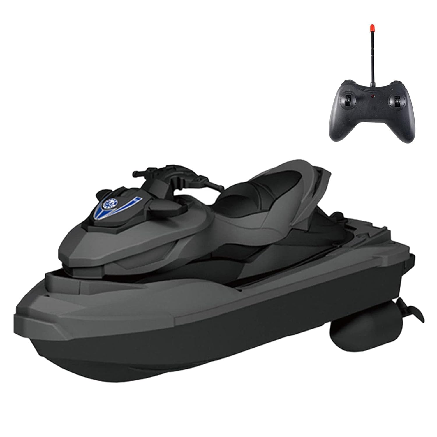 UJEAVETTE 2.4G Remote Control Boat 10+ Mph Rc Drone (Parts) Accessory Boat for Lakes, Pools, Kids and Adults, Black