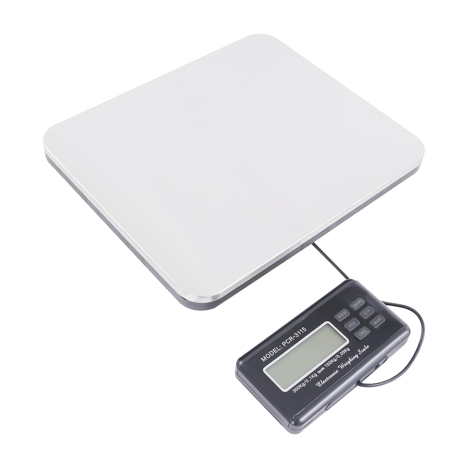 Pet Scale, Medium-Small Veterinary Scale with Adjustable Foot Design, 14.17x11.81x2.36in Pet Scale with LCD Display, Recessed Handle, Max 661.39lbs, Thickness of 60mm, 2 Measuring/Accuracy
