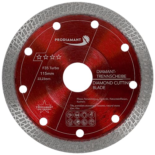 Disque diamanté carrelage 115mm meuleuse angulaire coupe nette grès - 2