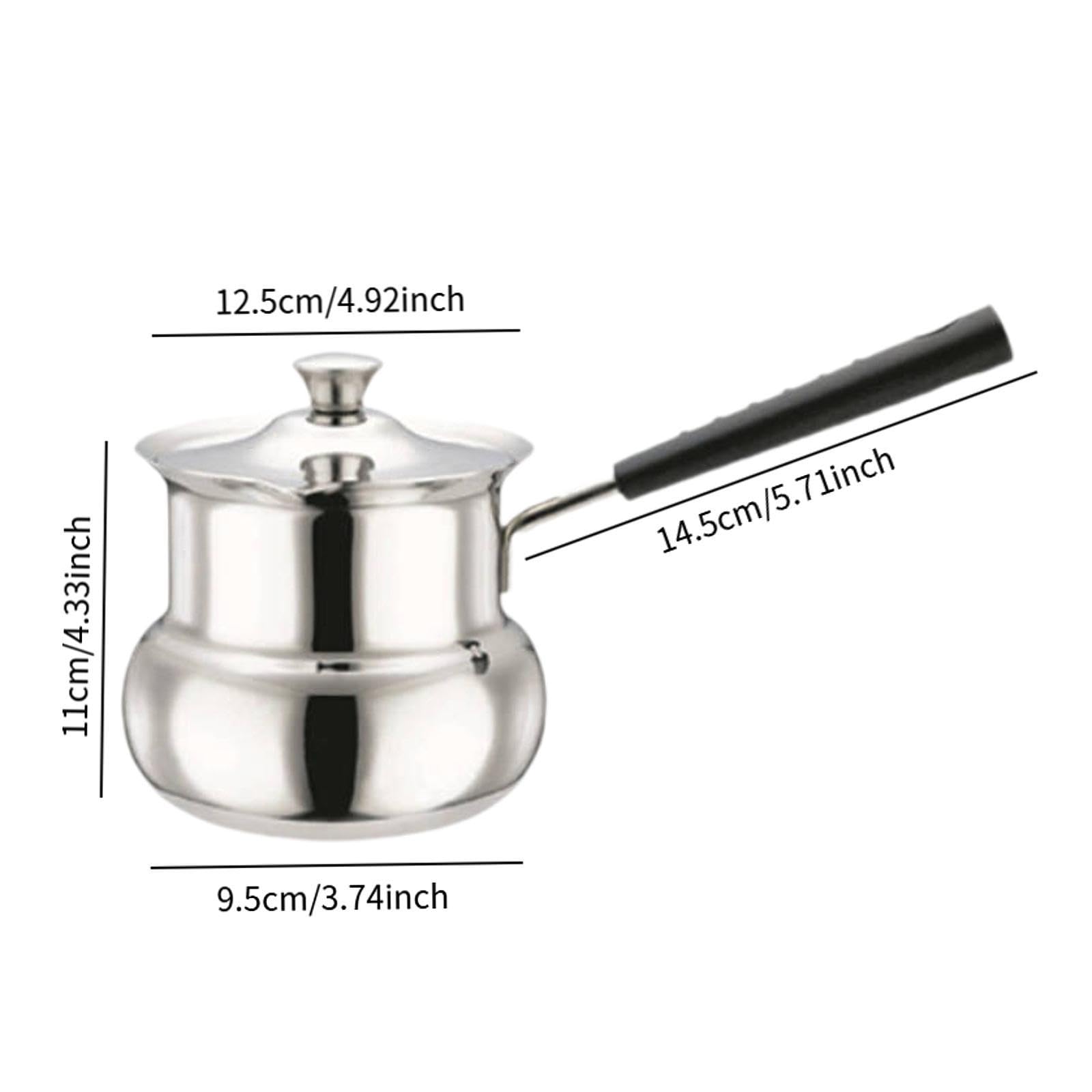 Cafetera, Máquina de Café, Pequeña Portátil con Asa, Calentador de, Calentador de Leche para Camping, Hogar, Restaurante, Cocina, tal como se describe, 1080 Ml