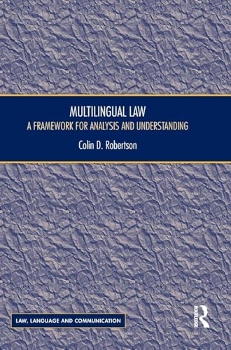 Multilingual Law: A Framework for Analysis and Understanding view 2
