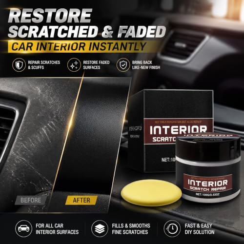 Car Interior Scratch Remover Wax