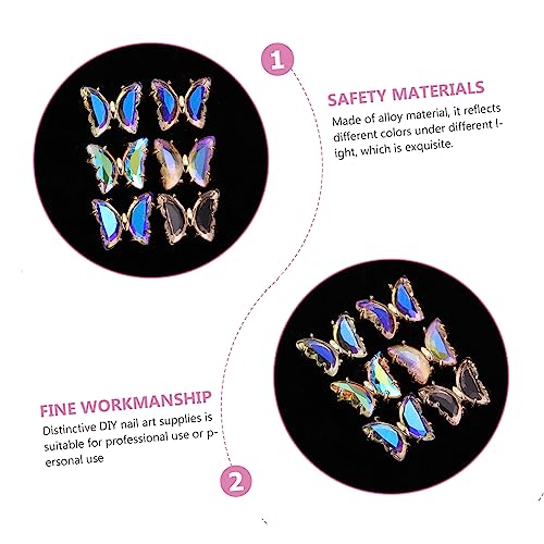Charms pour décorations de nail art en relief accessoires manucure durables - 3