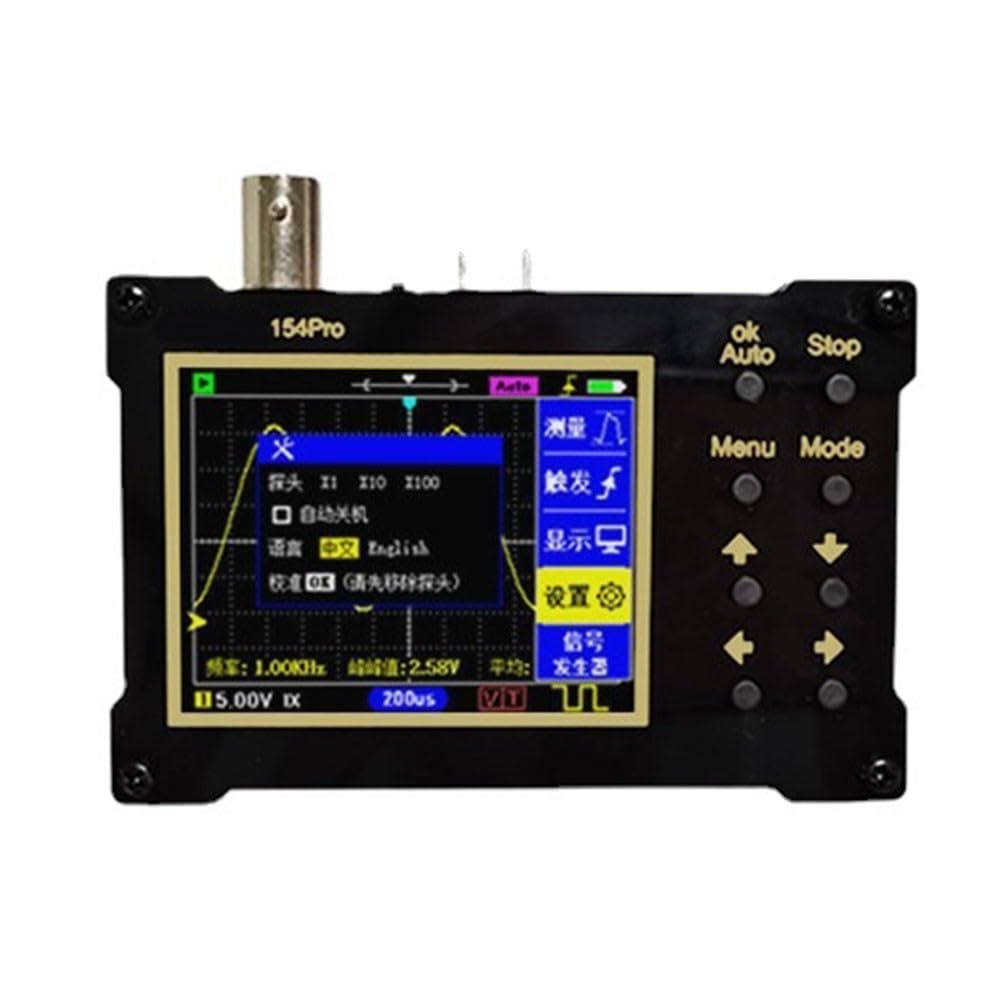 DSO154Pro - Osciloscopio digital de 2.4 pulgadas, 40 MSa/s, 18