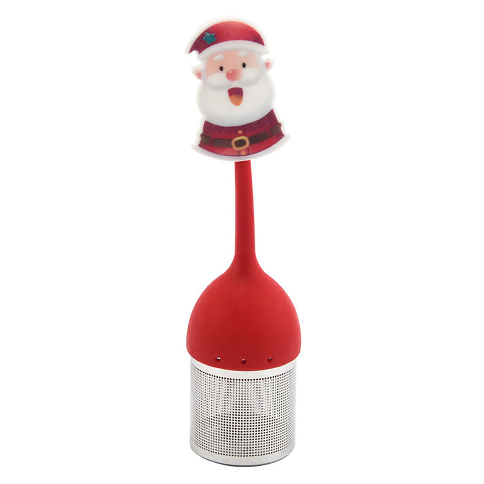 Kalttoy D Christmas Series Tea Strainers Silicone Tea Leak Relate Teapot Set Filter Silicone Strainer Set Christmas