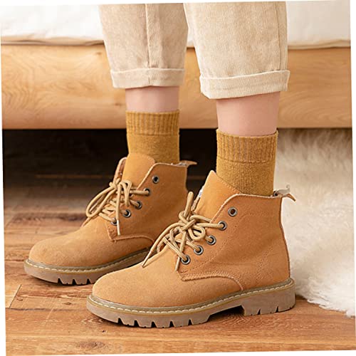 6 Pares meias femininas de lã meias pretas masculinas meias para mulheres meias de lã femininas meia