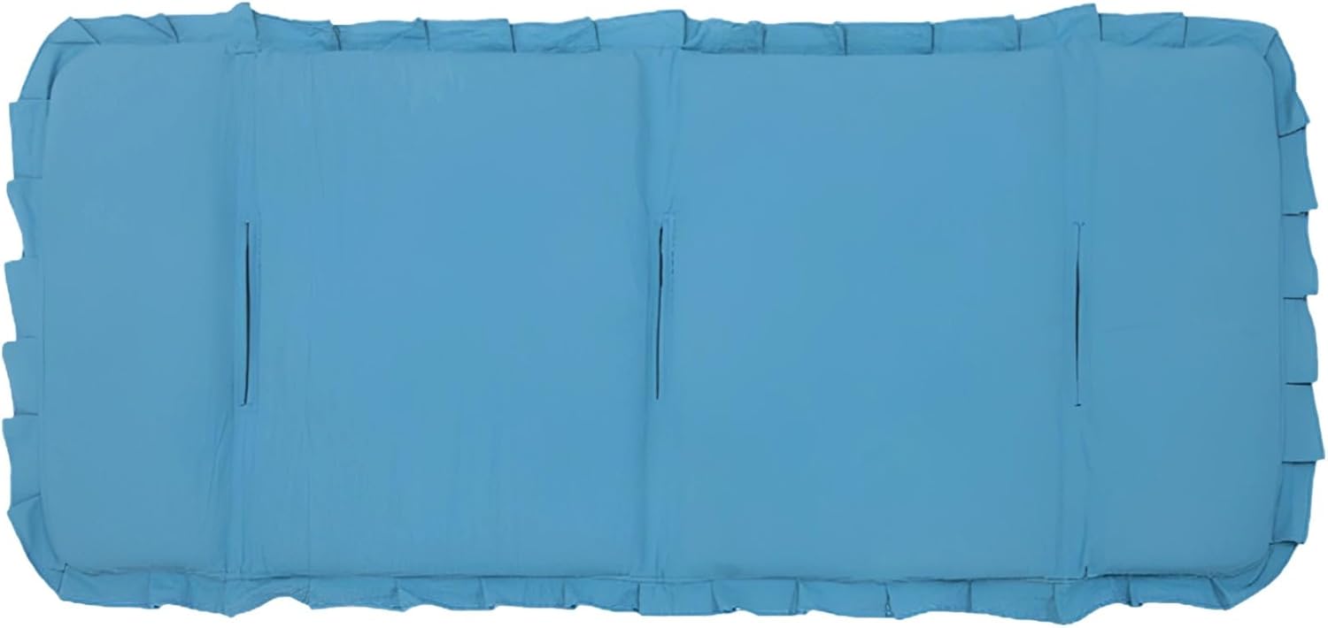 2 in Thick Bed Rail Covers, Pure Cotton Padded, 47.2 in / 120 Cm Anti-Collision Bed Rail Padding with Magic Tape and Straps, Safe for Elderly