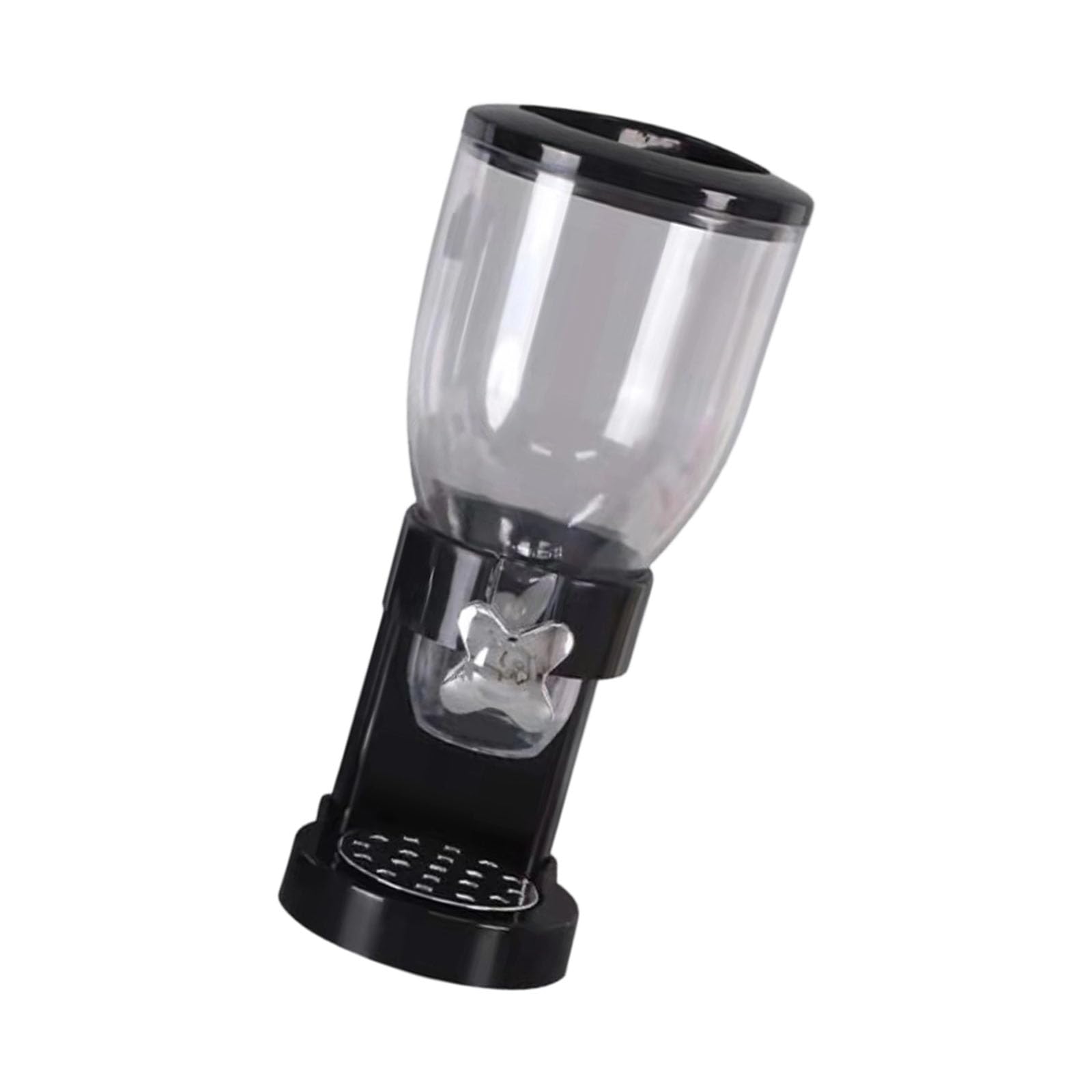 Hsioluted Sturdy ABS Cereal Dispenser Featuring Double Storage Tanks and Triple Control for Freshing Food Kitchen Storage Solution