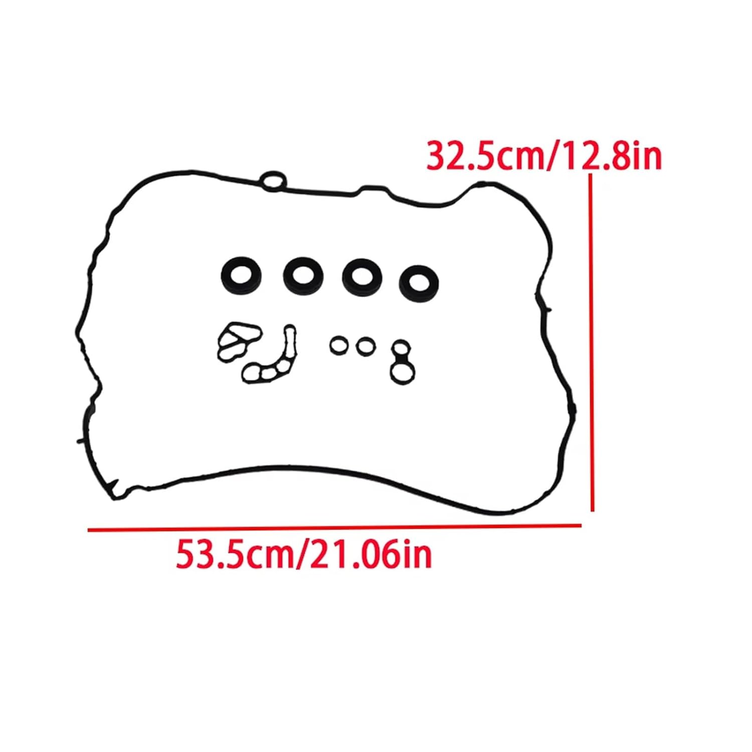 Car Engine Valve Seals for Chevrolet for Camaro 2.0L for Colorado 2.5L for Impala 2.5L 2016 2017 2018 Engine Valve Cover Gasket 12635744 12635953 636480 VS50752