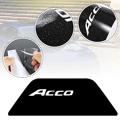 Tomall High Brake Light Stickers Compatible With Honda Accord 2015-2022 Glossy Black Top Tail Light Projection Board Decal Interior Decorations High Mounted Emblems For Car (Glossy Black) #TOP2