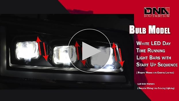 Amazon.com: DNA MOTORING Pair Full LED Projector Sequential