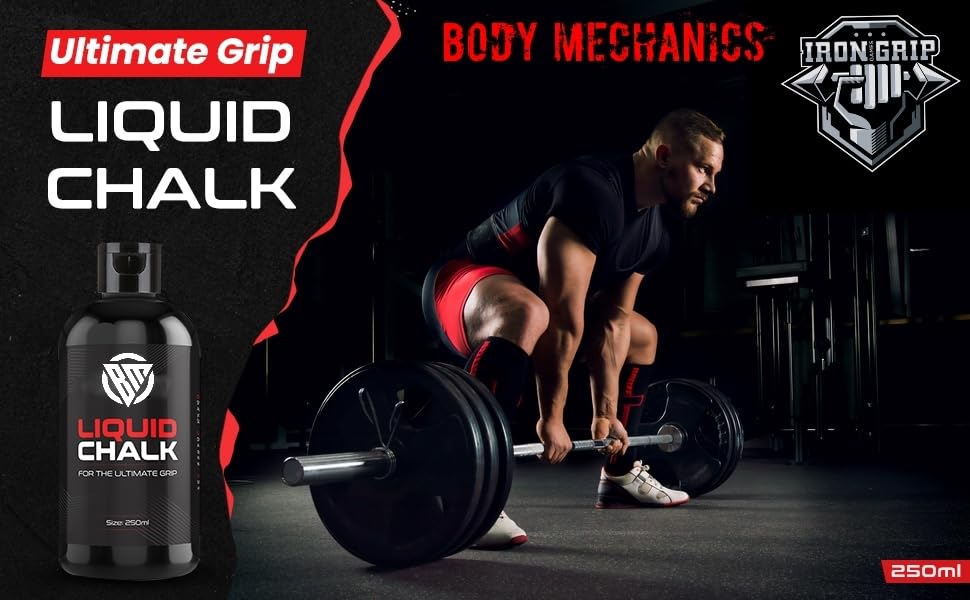 Image of bodymechanicsglobal Body Mechanics Liquid Chalk for Ultimate Grip, 250ml