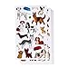 Dog Stickers – 648-Count Puppy Stickers, Scrapbook Stickers for Kids Birthday Party Favors, Various Breed Designs, 36 Sheets, 8.5 x 5 Inches