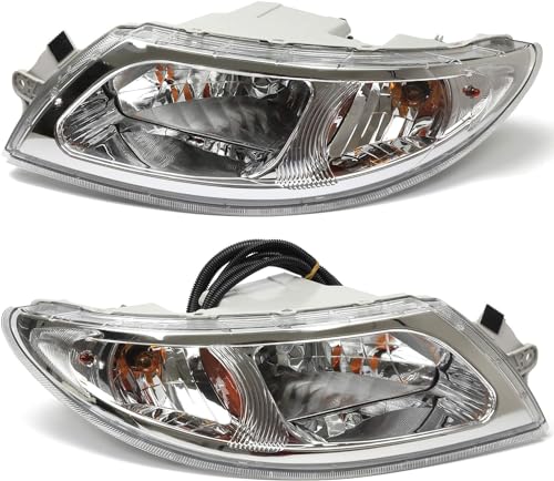 CPOWACE Pair Trucks Front Headlight Assemblies for Truck International 4100 4200...