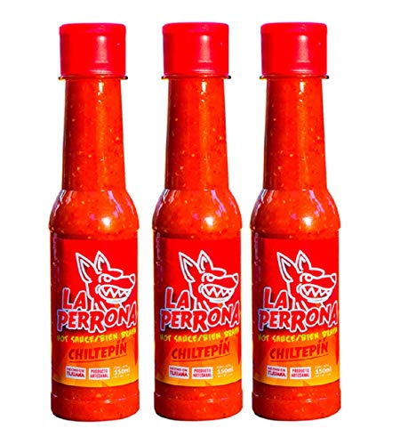 Amazon Com La Perrona Chiltepin Hot Sauce 5 Ounce Bottle Red Chiltepin Pepper Salsa Picante Extra Spicy Handmade 3 Pack Grocery Gourmet Food Amazon Com La Perrona Chiltepin Hot Sauce 5 Ounce Bottle Red Chiltepin Pepper Salsa Picante Extra Spicy Handmade 3 Pack Grocery Gourmet Food