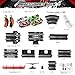3 IN 1 Slot Car Race Track Sets with 4 High Speed Slot Cars, Electric Race Car Track Include Circular Overpass Flash Tracks, 1:43 Remote Control Track Car Game Toys Gifts for Adults Boys Ages 6 7 8-12