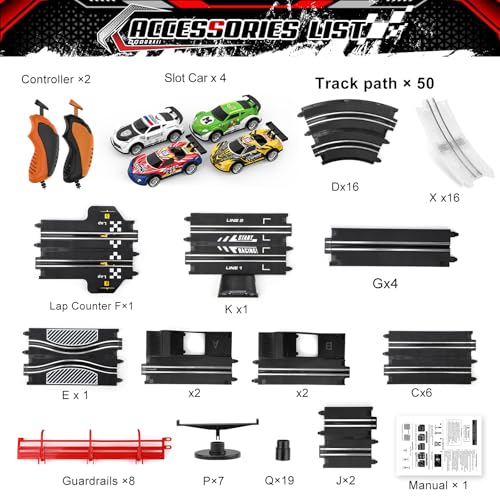 3 IN 1 Slot Car Race Track Set