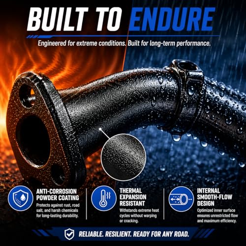 FATHER AUTO Store FATHER AUTO Exhaust Bend Pipe Black for Activa 3G-6G - Image 7