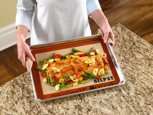 Silpat Non-Stick Silicone Commercial Size Baking Mat, 16.5-Inch By 24.5-Inch #TOP6