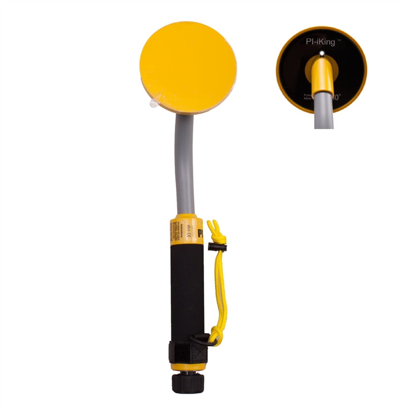 Cfwwsaq One Color Metal Detector, Waterproof Metal Detector Pulse Induction Handheld Children's Metal Detector High-Precision Adjustable Waterproof Metal Detector,Industrial Metal Detectors