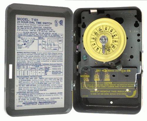 Intermatic Tmhdt101 T101 24 Hour Dial Timer #TOP3
