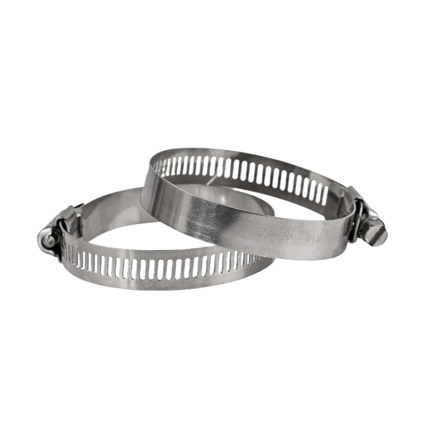 Stainless Steel Pipe clamp 2PCS 6-152mm 304 Stainless Steel Pipe Clamp Throat Clamp Throat Collar Gas Pipe Card Tube Clip Adjustable Throat Hoop(130-152mm)