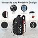 MoKo Hiking Backpack, 40L Large Capacity Camping Backpack with Multiple Pockets, Tear-Resistant Travel Daypack for Men Women, Packable and Lightweight Hiking Daypack for Travel Camping Outdoor, Black