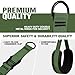 KUTIZE Pull Up Assistance Bands, Pull Up Bar Resistance Bands, Pull Up Bands for Enhanced Strength Training, Muscle Training, 3 Heavy-Duty Adjustable Pull Up Assist Strap & Comfortable Foot Strap