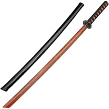 Iaido Sword, Wooden Sword, Japanese Sword, Japanese Sword Pattern, Japanese Style, Long 39.4 inches 100 cm, Weight 26.5 oz 750 g, Durable, Wear-resisting, Black Sword, Training