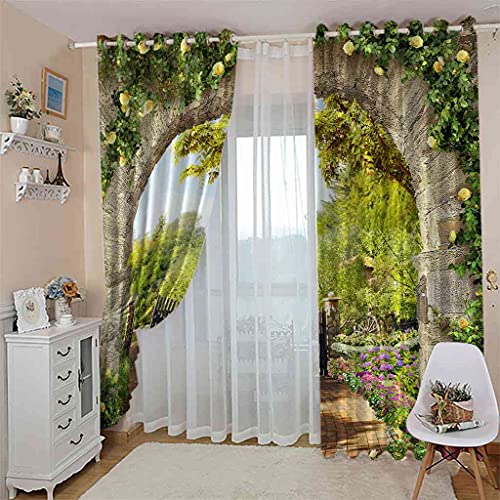 Rideau isolant polyester à oeillets occultation et protection thermique 200x160 cm - 4
