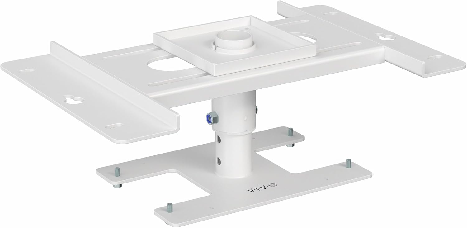 VIVO Drop Ceiling Mount Designed for MOUNT-E-FD55W and MOUNT-E-FD70W Electric Ceiling TV Mounts, Holds Screens up to 77 lbs, 4 Height Settings, MOUNT-FD1C