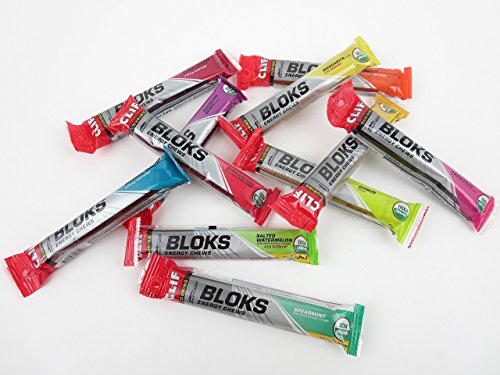 Clif Bloks Energy Chews 10-Flavor Variety: One 2.12 Oz Package Each In A Blacktie Box (10 Items Total) #TOP1