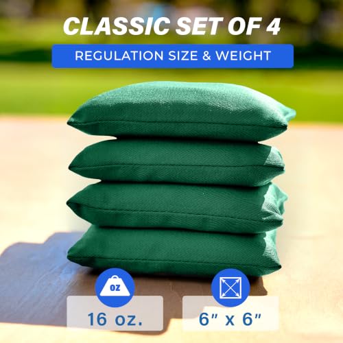 Image of GoSports Classic Cornhole Bean Bags Set of 4-16 Colors Available - Regulation All Weather, Mix and Match