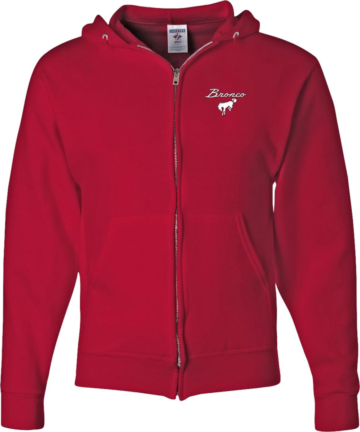 Ford Bronco Chest Print Full Zip Hoodie
