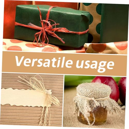 Rafia natural EPIGEIST 5 piezas de cinta para manualidades de bolsos y decoración 3