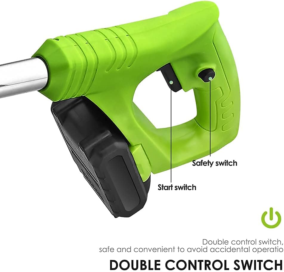 Wireless Grass Trimmer,24V Lithium Portable Rechargeable,Lightweight 2-in-1 Weed Trimmer & Brush Cutter with Battery & Charger : Everything Else
